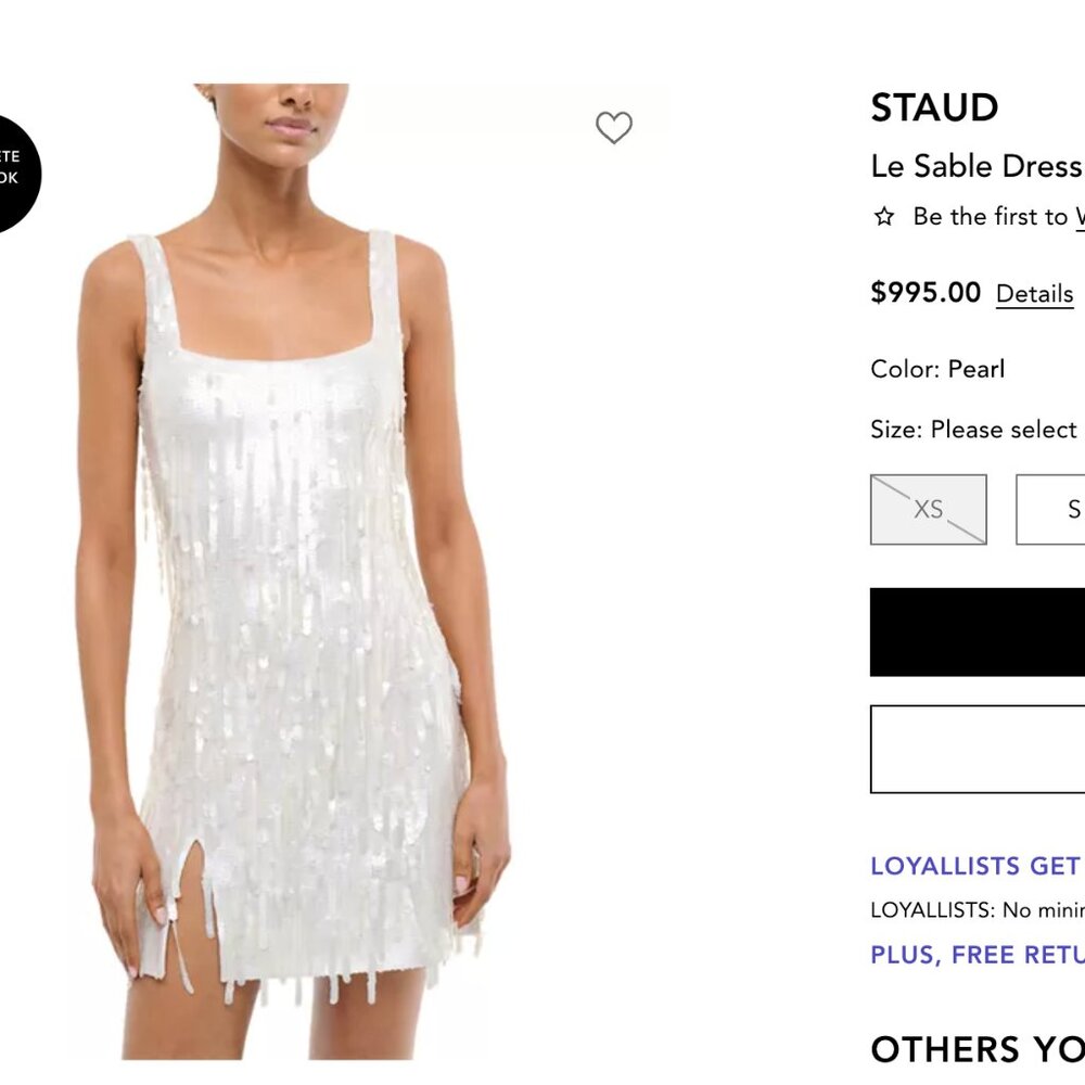 STAUD Le Sable Dress (Small)